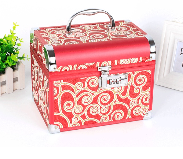 Wedding hand care password alloy cosmetic case jewelry box storage box Wedding hand care password alloy cosmetic case jewelry box storage box