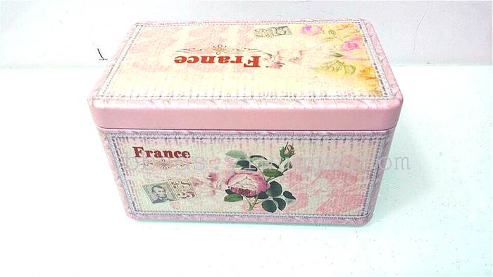 Factory direct classic printed tin box with gift box jewelry box cookie jar
