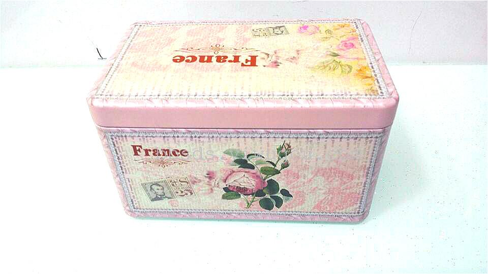Factory direct classic printed tin box with gift box jewelry box cookie jar