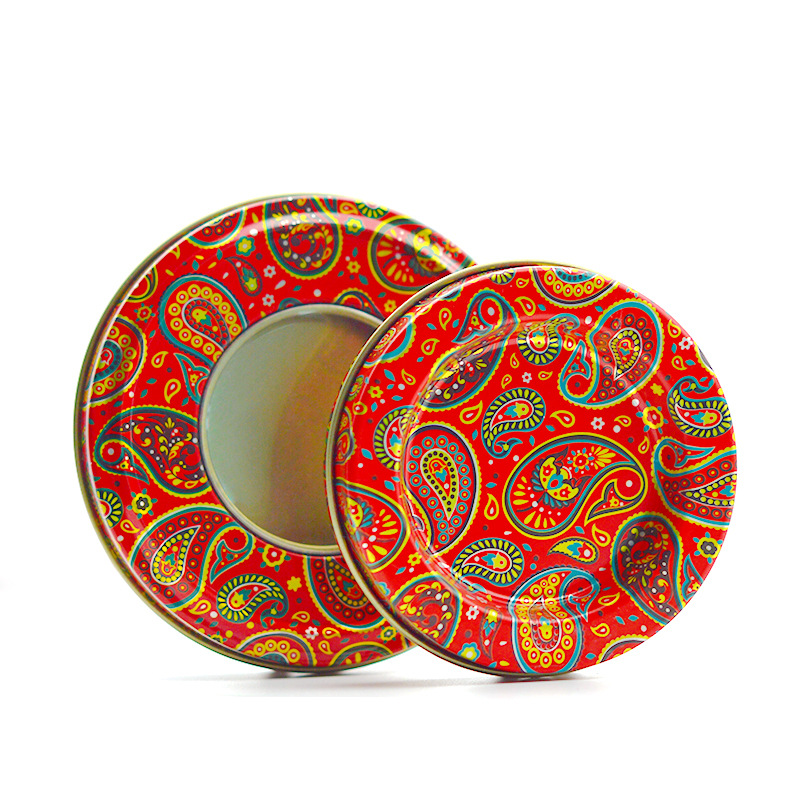 New Products in Stock Saffron Packaging Tin round Color 1G 3G 5G 10G Saffron Iron Box Metal Box