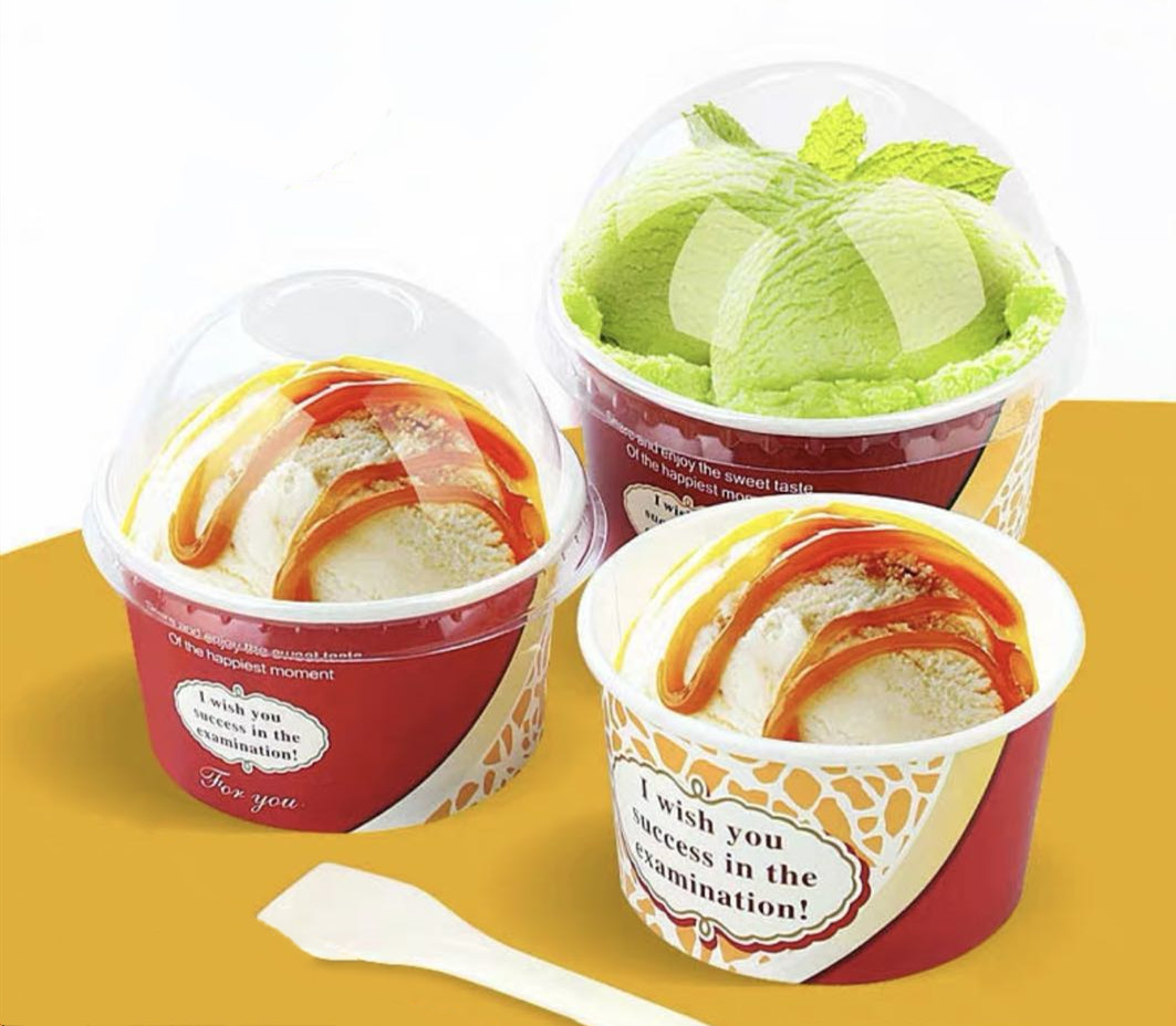 Disposable Ice Cream Cup Ice Cream Paper Bowl with Lid Ice Cream Ball Bowl 98 Cups 85 Cups 75 Cups Factory Direct Sales Disposable Ice Cream Cup Ice Cream Paper Bowl with Lid Ice Cream Ball Bowl 98 Cups 85 Cups 75 Cups Factory Direct Sales