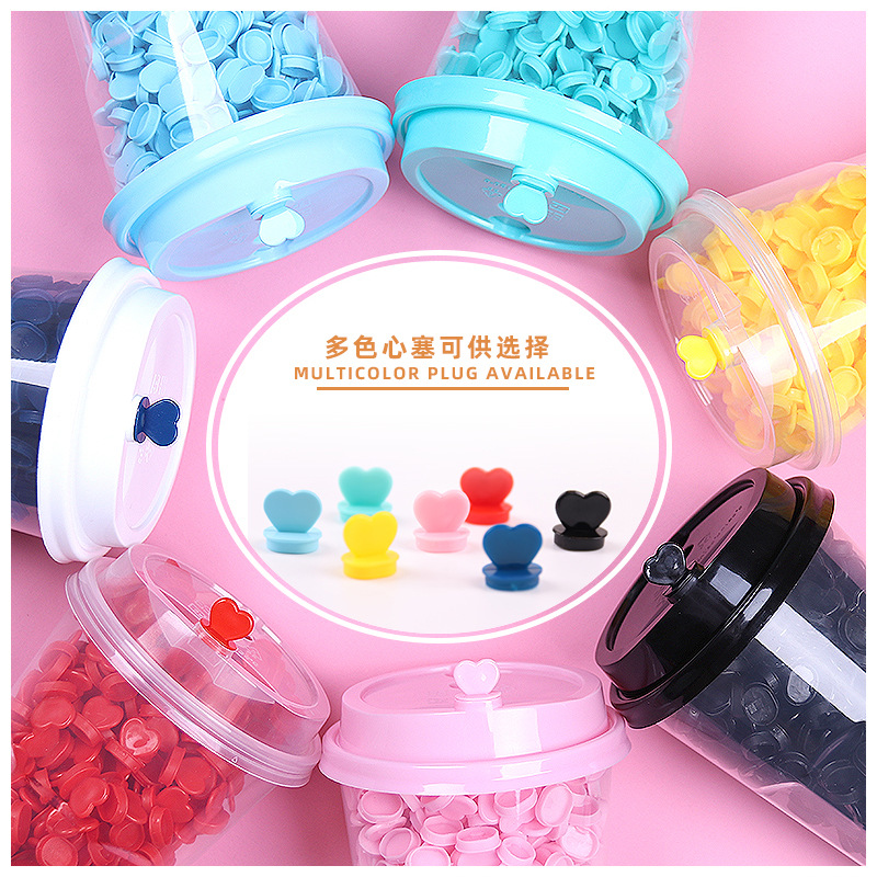 Tea Cup Lid Disposable Paper Cup Cap Thickened Injection Cover Stopper 90 Caliber Milk Tea Cover Takeaway Leak Proof Lid
