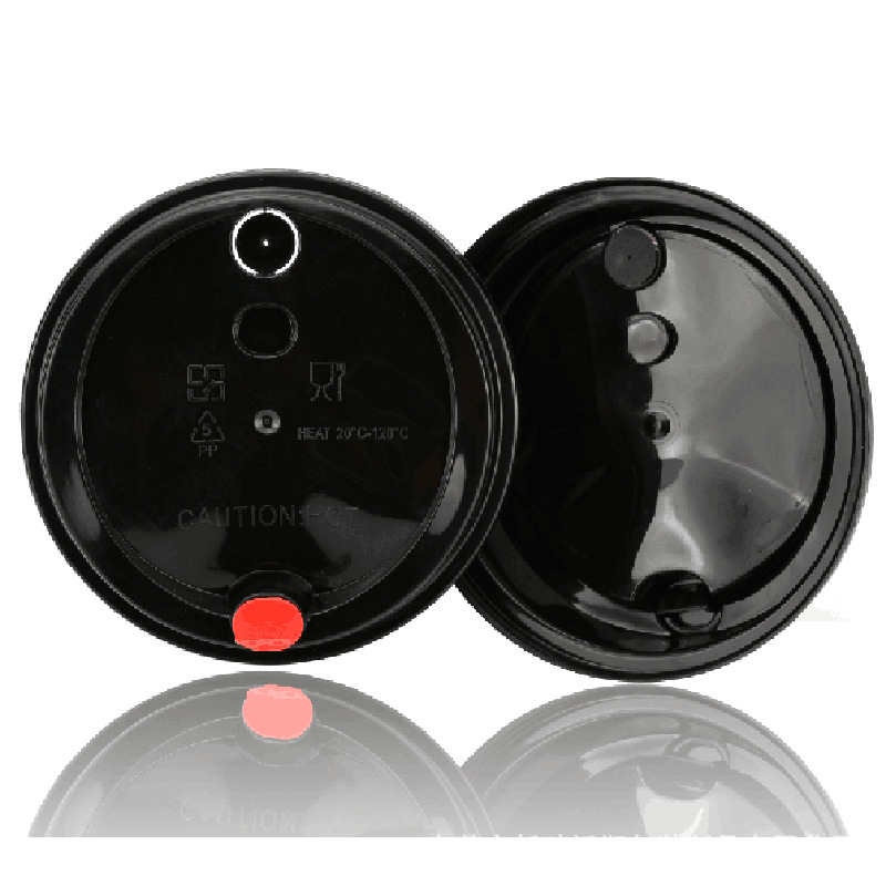 Tea Cup Lid Disposable Paper Cup Cap Thickened Injection Cover Stopper 90 Caliber Milk Tea Cover Takeaway Leak Proof Lid