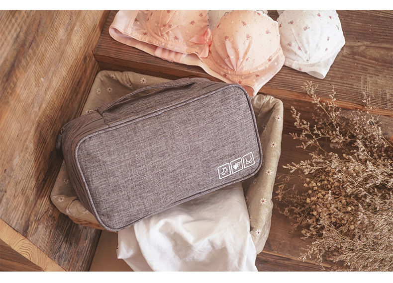 Cationic bra bag Multi-functional portable travel packing bag Travel underwear packing bag