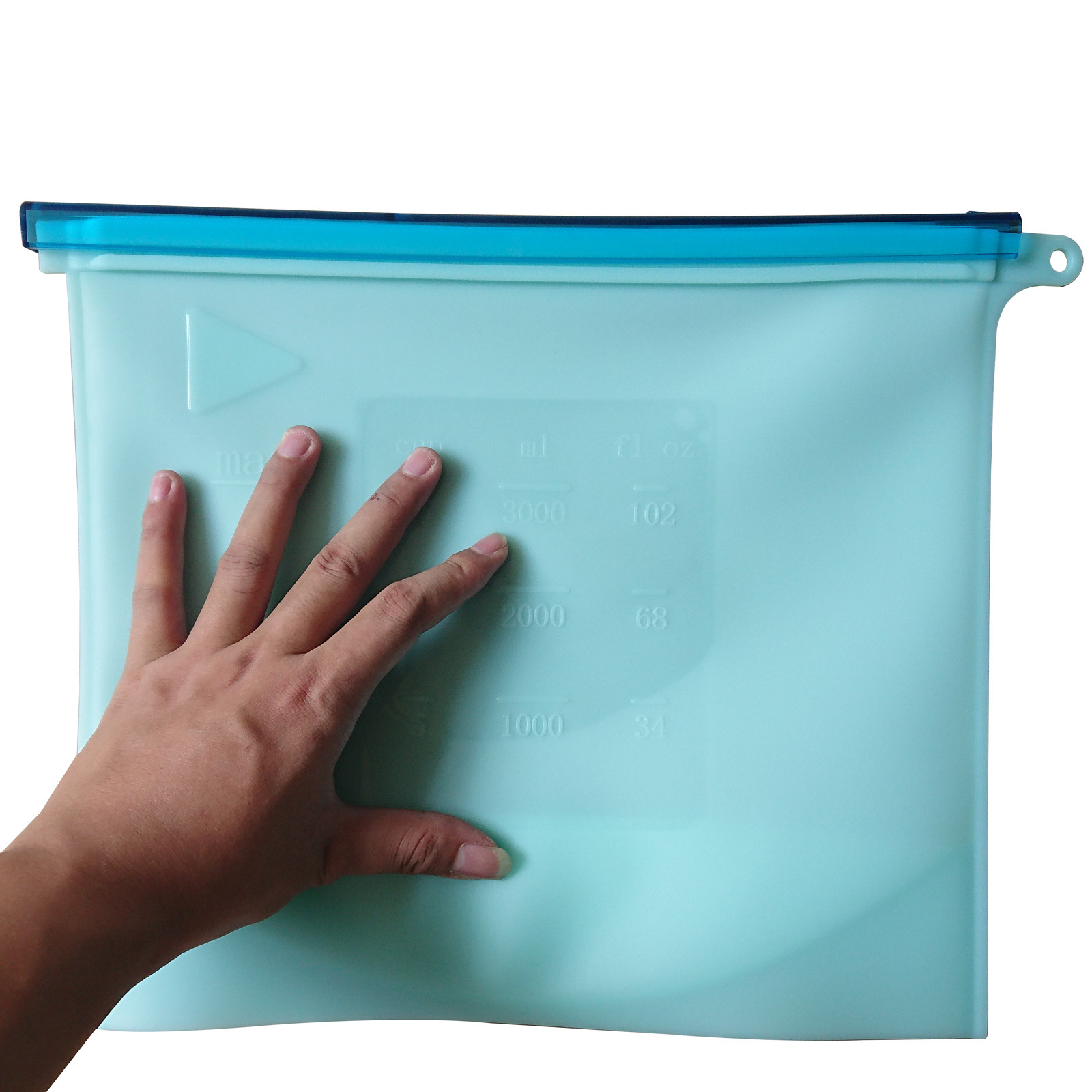 Edible Silicon Freshness Protection Package Food Packing Ziplock Bag Soup Frozen Food Buggy Bag Competitive Factory