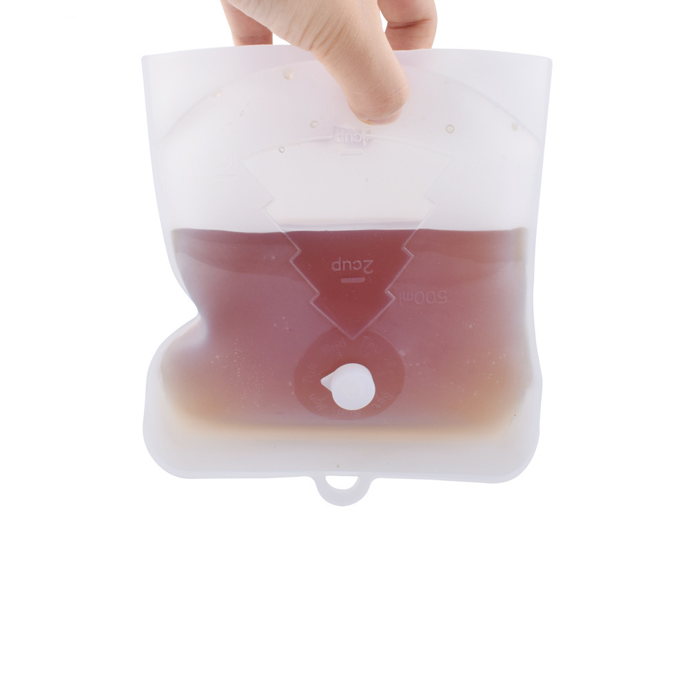 Without Pull Rod Silicone Freshness Protection Package with Date Pointer Food Packing Ziplock Bag Buggy Bag Food Grade