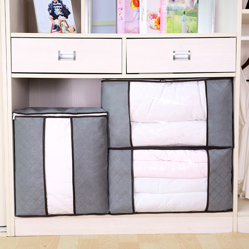 Quilt Buggy Bag Organizing Folders Clothes Packing Bag Extra Large 150 Liters Quilt Clothes Luggage Bag Moving Artifact