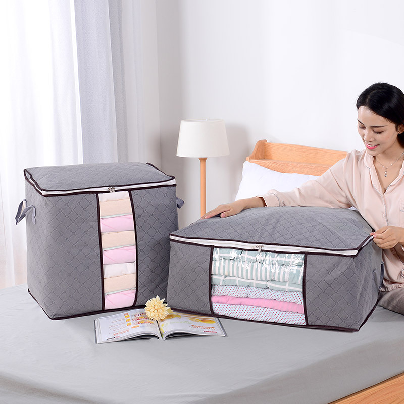 Quilt Buggy Bag Organizing Folders Clothes Packing Bag Extra Large 150 Liters Quilt Clothes Luggage Bag Moving Artifact