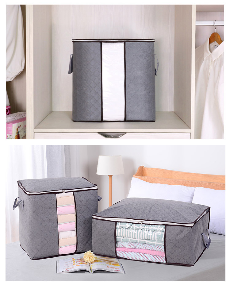 Quilt Buggy Bag Organizing Folders Clothes Packing Bag Extra Large 150 Liters Quilt Clothes Luggage Bag Moving Artifact