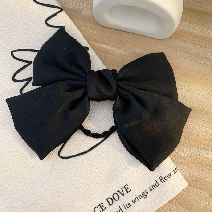 Yu Shuxin Same Style Red Bow Headdress Lolita Japanese Barrettes Girl Satin Ribbon Headband Yu Shuxin Same Style Red Bow Headdress Lolita Japanese Barrettes Girl Satin Ribbon Headband