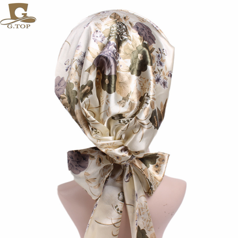 Women's Satin Print Ribbon Bowknot Tam-O'-Shanter Nightcap Silk Pile Cap Long Tail Woven Hat Women's Satin Print Ribbon Bowknot Tam-O'-Shanter Nightcap Silk Pile Cap Long Tail Woven Hat