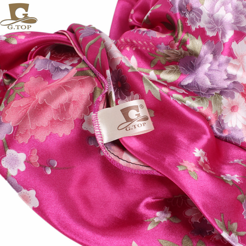 Women's Satin Print Ribbon Bowknot Tam-O'-Shanter Nightcap Silk Pile Cap Long Tail Woven Hat Women's Satin Print Ribbon Bowknot Tam-O'-Shanter Nightcap Silk Pile Cap Long Tail Woven Hat
