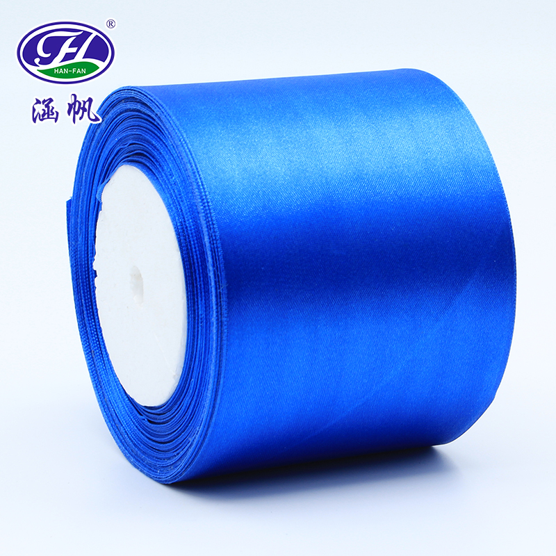 Sapphire Blue  Satin Ribbon Party Car Decorative Ribbons Hair Accessories Ribbons DIY Handmade Materials