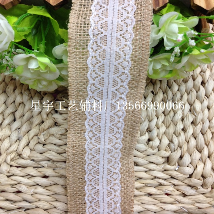 Volume manufacturers selling DIY handmade Christmas craft linen, lace linen roll, decorative linen belt Volume manufacturers selling DIY handmade Christmas craft linen, lace linen roll, decorative linen belt