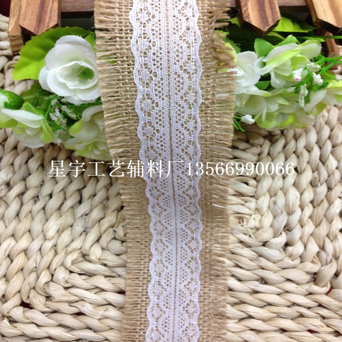 Volume manufacturers selling DIY handmade Christmas craft linen, lace linen roll, decorative linen belt Volume manufacturers selling DIY handmade Christmas craft linen, lace linen roll, decorative linen belt