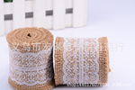 Lace Linen Volume 5 M Burlap Roll Lace Peony Cotton Roll DIY Christmas Wedding Cake Decoration Supplies Bandage