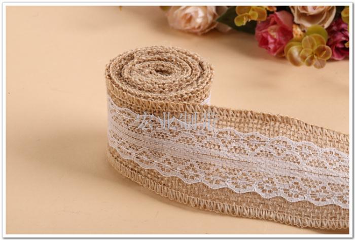 DIY volume handmade lace linen lacing rope decorative materials natural jute DIY volume handmade lace linen lacing rope decorative materials natural jute
