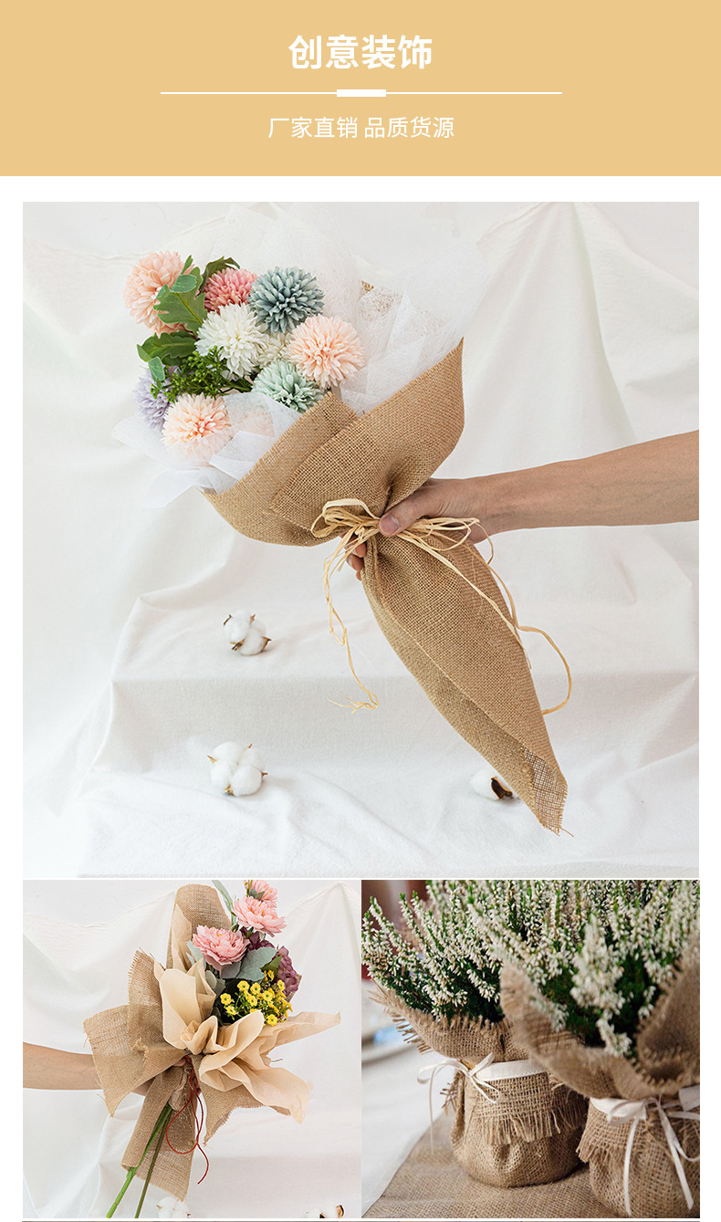 Pure Color Linen Rolls DIY Handmade Christmas Wedding Craft Linen Strip Natural Jute Roll Table Lace Linen Volume Pure Color Linen Rolls DIY Handmade Christmas Wedding Craft Linen Strip Natural Jute Roll Table Lace Linen Volume