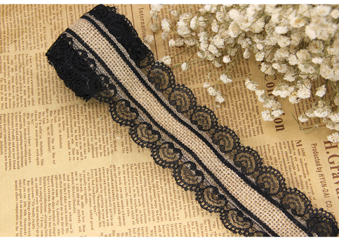 Color Christmas wedding such craft lace linen linen volume volume volume on both sides of the lace linen Twine Color Christmas wedding such craft lace linen linen volume volume volume on both sides of the lace linen Twine