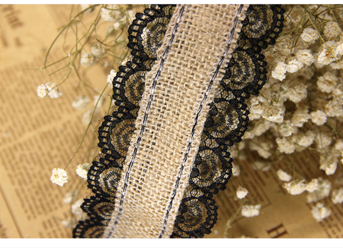 Color Christmas wedding such craft lace linen linen volume volume volume on both sides of the lace linen Twine Color Christmas wedding such craft lace linen linen volume volume volume on both sides of the lace linen Twine