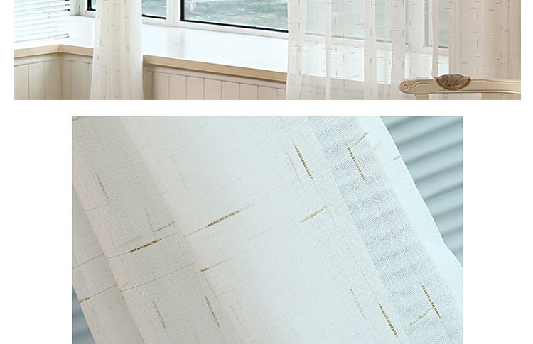 White Yarn Sunshade Customized Living Room Curtain Finished Window Screen Linen Mesh Lace Linen Volume White Yarn Sunshade Customized Living Room Curtain Finished Window Screen Linen Mesh Lace Linen Volume