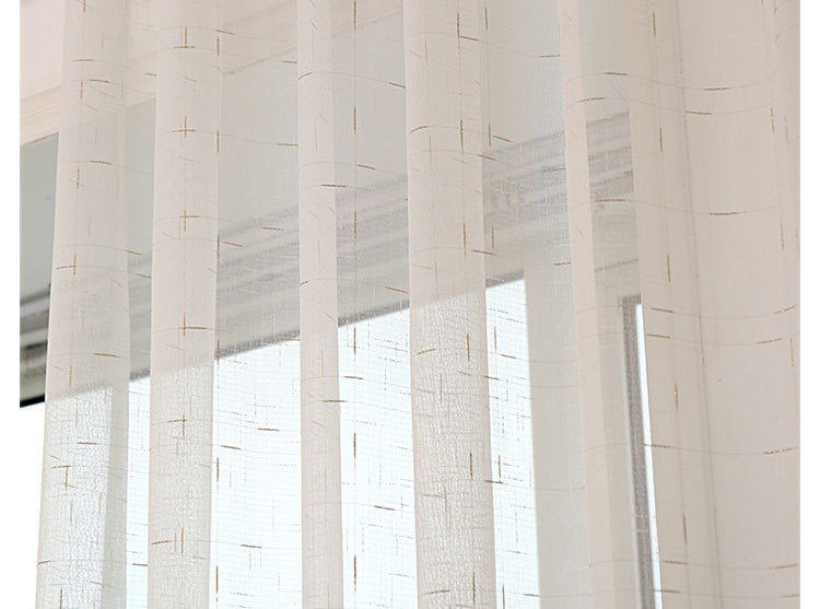 White Yarn Sunshade Customized Living Room Curtain Finished Window Screen Linen Mesh Lace Linen Volume White Yarn Sunshade Customized Living Room Curtain Finished Window Screen Linen Mesh Lace Linen Volume
