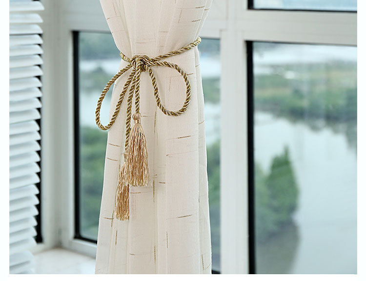 White Yarn Sunshade Customized Living Room Curtain Finished Window Screen Linen Mesh Lace Linen Volume White Yarn Sunshade Customized Living Room Curtain Finished Window Screen Linen Mesh Lace Linen Volume