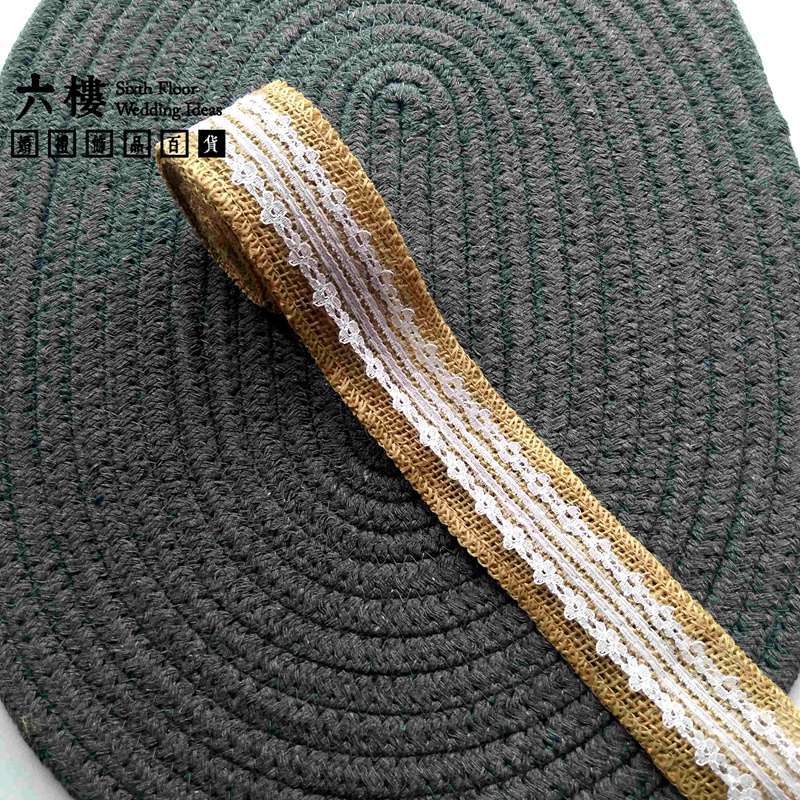 Lace Burlap Roll DIY Handmade Christmas Wedding Crafts Lace Linen Volume