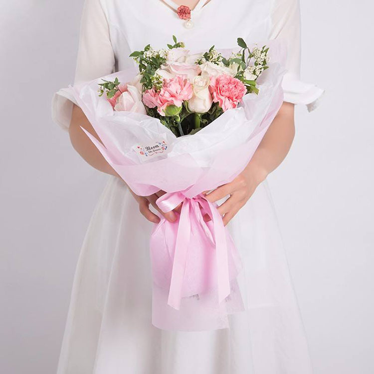English Style Mg Tissue Paper Flowers Wrapping Paper Lining Paper Thin Crumpled Paper Bouquet Dacal Paper Translucent Paper Wholesale