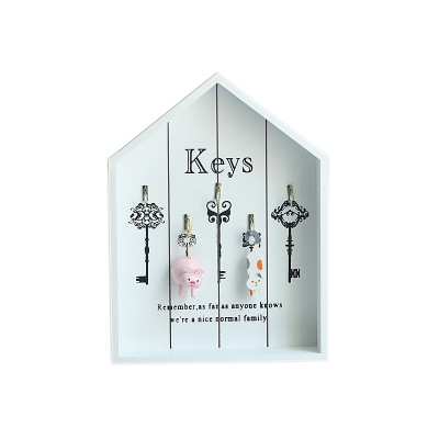 Ins hot style children room decoration rainbow design wooden key box wall hanging wooden box Nordic wood crafts Ins hot style children room decoration rainbow design wooden key box wall hanging wooden box Nordic wood crafts