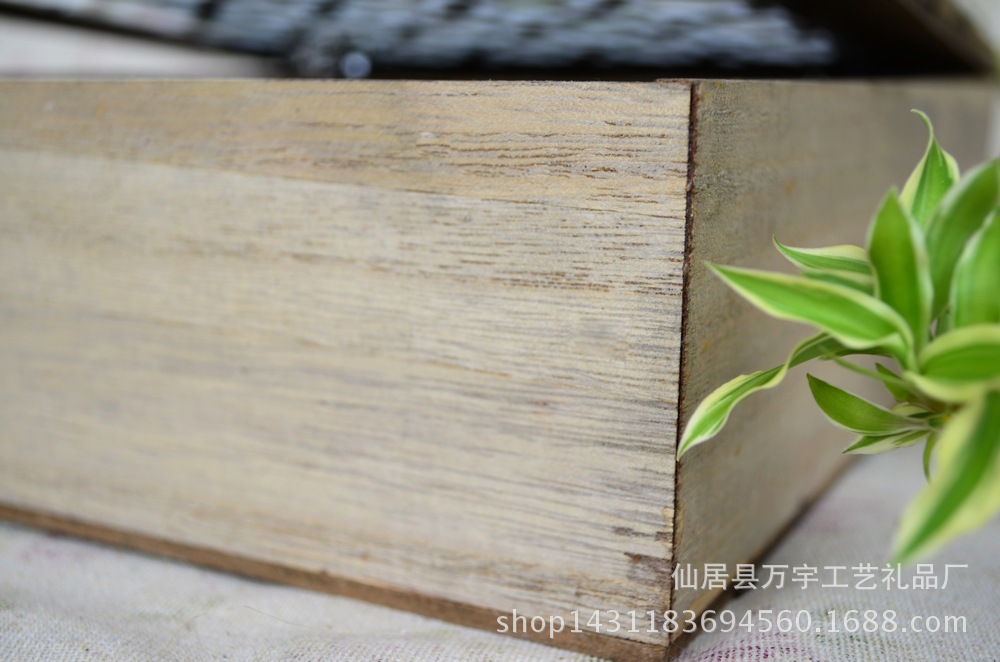 Zakka wooden box to make old jewelry box transparent carving decoration pieces about nine grid carving groceries