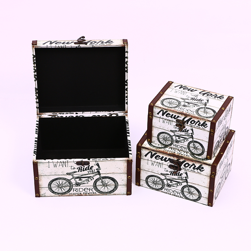 Personalized Wooden Box Wedding Box Antique Dowry Suitcase Wedding Storage Box Storage Box Calligraphy and Painting Box