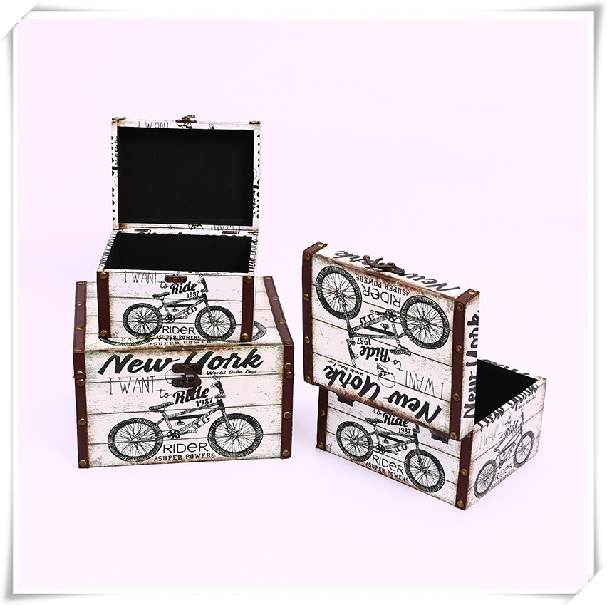 Personalized Wooden Box Wedding Box Antique Dowry Suitcase Wedding Storage Box Storage Box Calligraphy and Painting Box