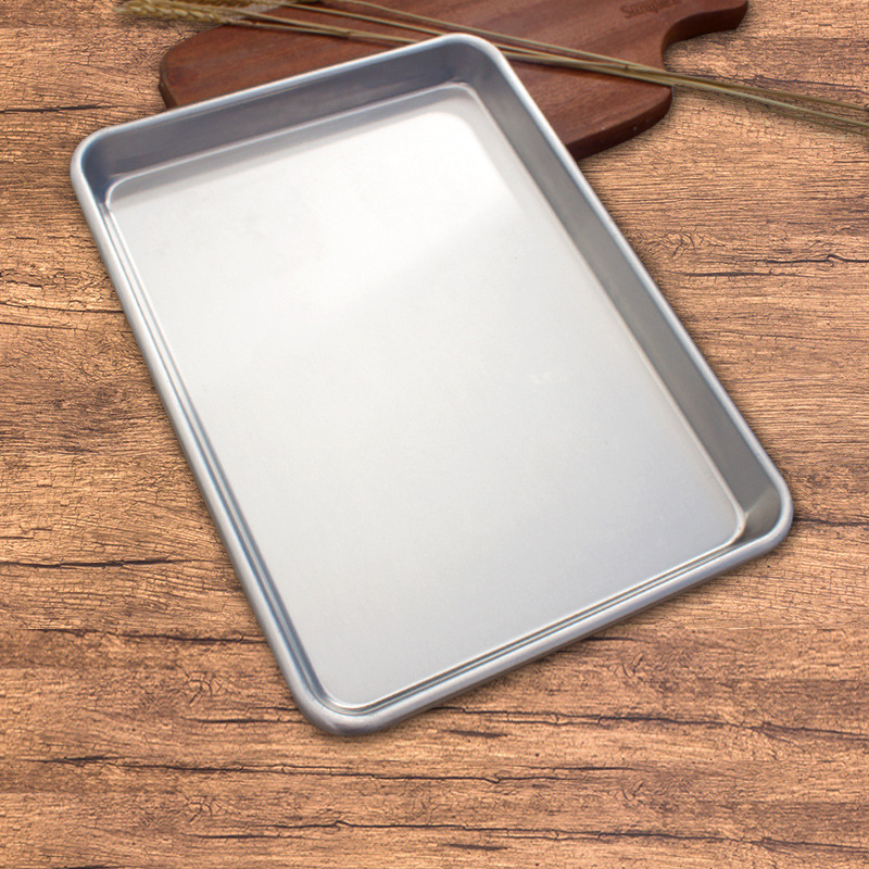 Elegant Baking Aluminum Baking Tray Rectangular 24533525cm Aluminum Cake Baking Tray
