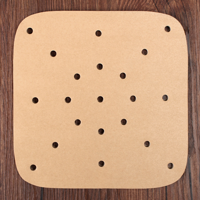 Factory Straight Baking Paper Bamboo Steamer Liners Air Fryer round Oiled Paper Barbecue Buns Cake Paper Tray Parchment