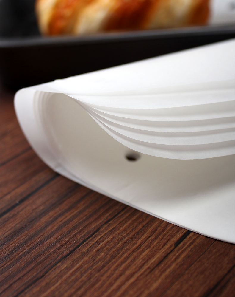 Factory Straight Baking Paper Bamboo Steamer Liners Air Fryer round Oiled Paper Barbecue Buns Cake Paper Tray Parchment