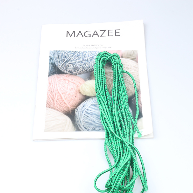 3.5mm Thick round Color Tighten Rope 3.5mm Elastic Rubber Rubber Band High Elastic Belt Clothing Accessories
