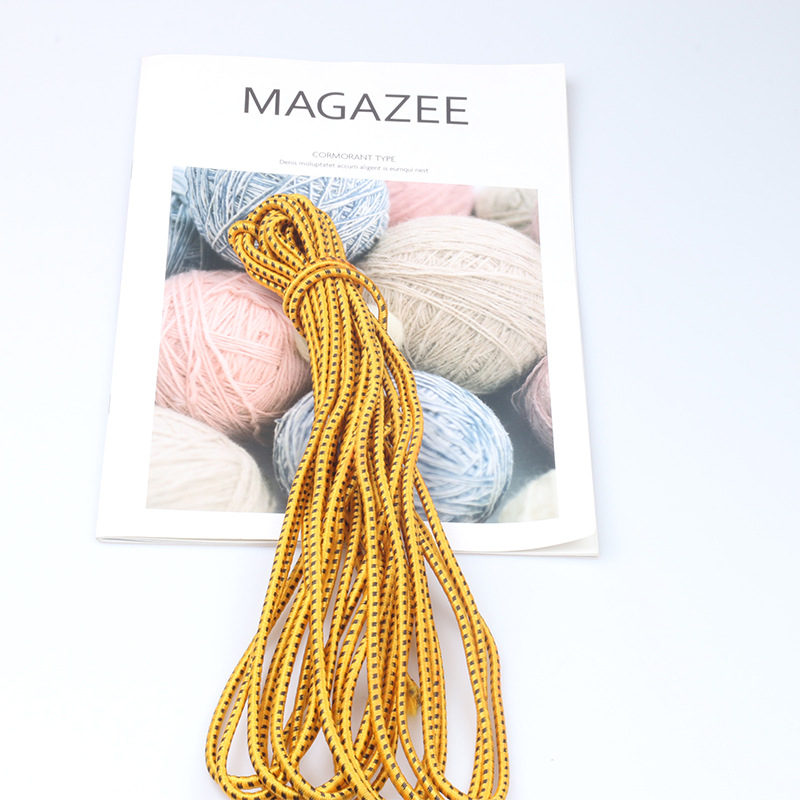 3.5mm Thick round Color Tighten Rope 3.5mm Elastic Rubber Rubber Band High Elastic Belt Clothing Accessories
