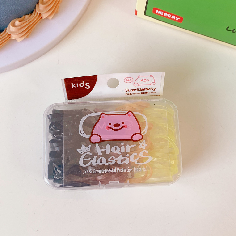 Japanese Cute Jelly Color Candy Color Hair Elastic Band Boxed Rubber Band Baby Hair Ties Disposable Rubber Band Japanese Cute Jelly Color Candy Color Hair Elastic Band Boxed Rubber Band Baby Hair Ties Disposable Rubber Band