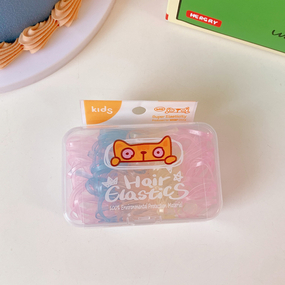 Japanese Cute Jelly Color Candy Color Hair Elastic Band Boxed Rubber Band Baby Hair Ties Disposable Rubber Band Japanese Cute Jelly Color Candy Color Hair Elastic Band Boxed Rubber Band Baby Hair Ties Disposable Rubber Band