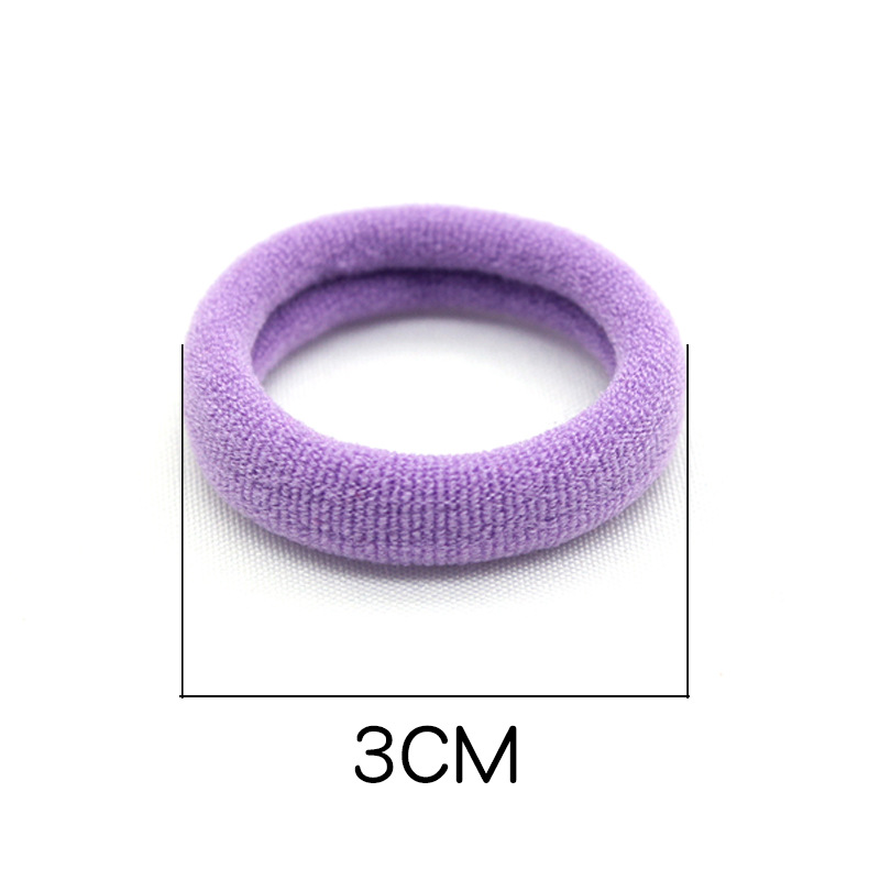 High Elastic Hair Accessories Candy-Colored Hair Tie Small Seamless Fabric Children 'S Rubber Band Children 'S Cute Durable Headband High Elastic Hair Accessories Candy-Colored Hair Tie Small Seamless Fabric Children 'S Rubber Band Children 'S Cute Durable Headband