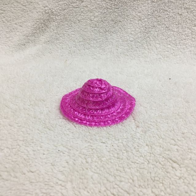 Toy pet decorative Hat plastic cap PP Cap small straw hat Toy pet decorative Hat plastic cap PP Cap small straw hat