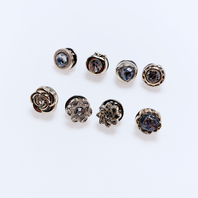 Korean Style Seamless Invisible Button Women&#039;s Shirt Fixed All-Match Plastic Brooch Hidden Hook Anti-Unwanted-Exposure Buckle