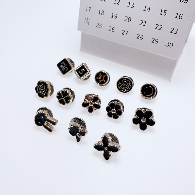 Korean Style Seamless Invisible Button Women's Shirt Fixed All-Match Plastic Brooch Hidden Hook Anti-Unwanted-Exposure Buckle Korean Style Seamless Invisible Button Women's Shirt Fixed All-Match Plastic Brooch Hidden Hook Anti-Unwanted-Exposure Buckle