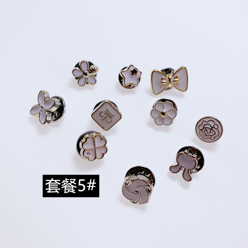 Korean Style Seamless Invisible Button Women's Shirt Fixed All-Match Plastic Brooch Hidden Hook Anti-Unwanted-Exposure Buckle Korean Style Seamless Invisible Button Women's Shirt Fixed All-Match Plastic Brooch Hidden Hook Anti-Unwanted-Exposure Buckle
