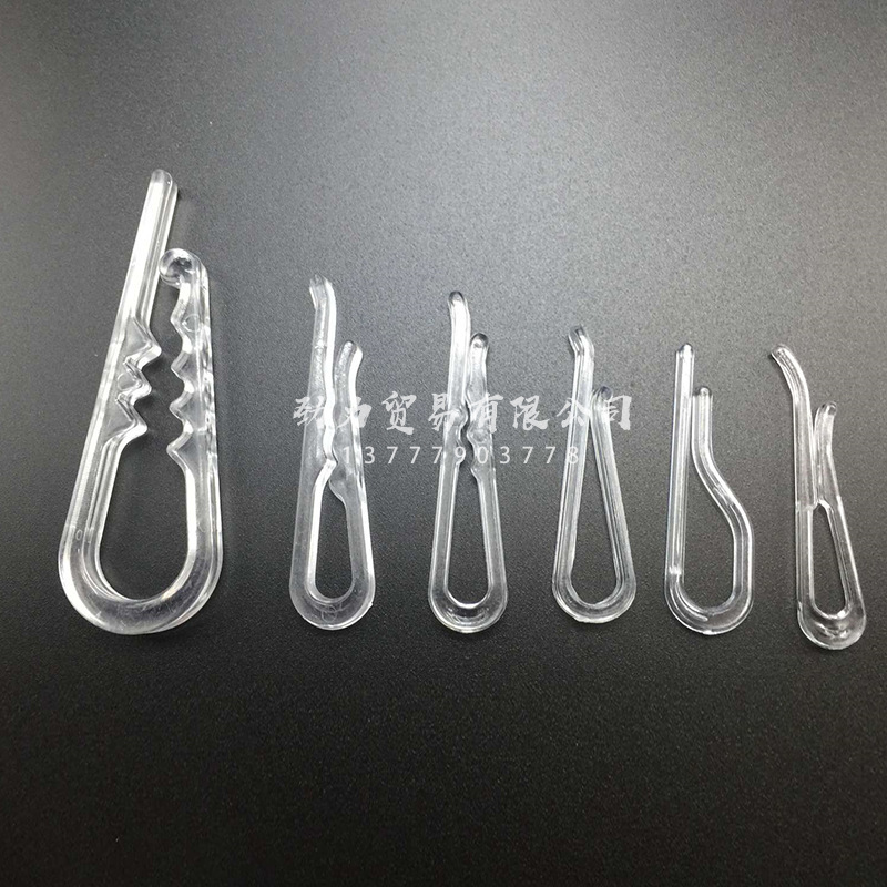 Factory Wholesale Shirt Plastic Clip Transparent Clip Clothing Clipped Button Clothes Clipped Button Plastic Clip Shirt Packaging Accessories