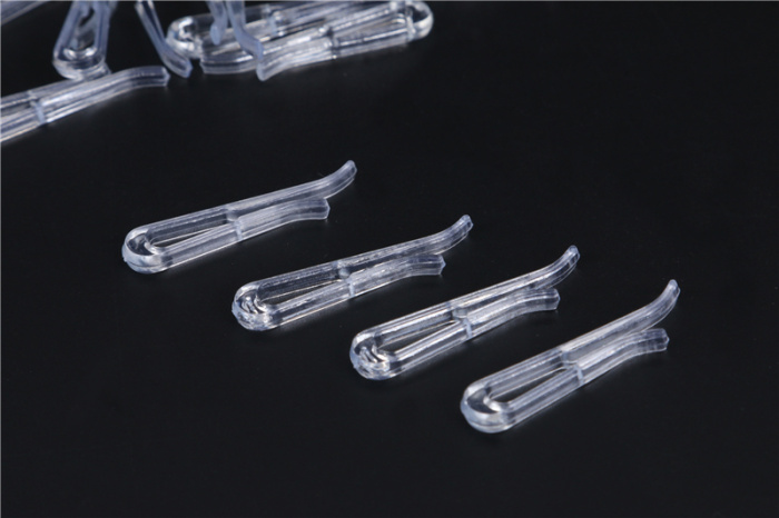 Clothing shirt clip plastic buckle transparent plastic clip Clothing shirt clip plastic buckle transparent plastic clip