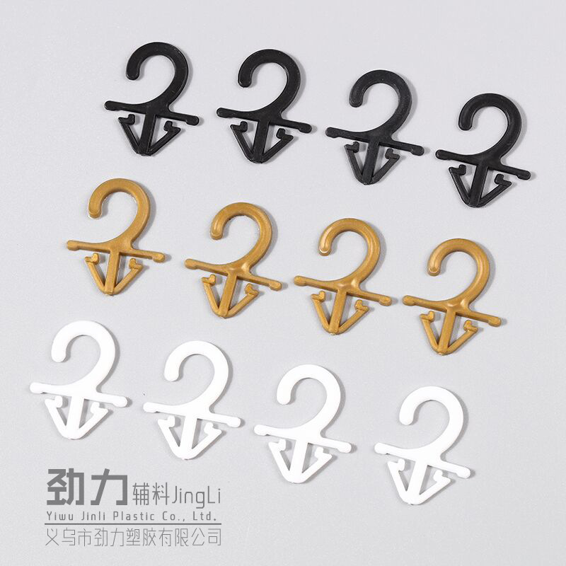 Wholesale Spot Plastic Pointed Hook Fashion Triangle Hook Transparent Black Color Box Packing Box Hanging Buckle Gift Box Hook