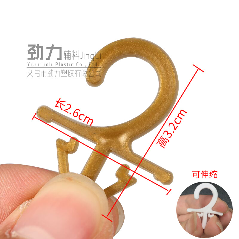 Wholesale Spot Plastic Pointed Hook Fashion Triangle Hook Transparent Black Color Box Packing Box Hanging Buckle Gift Box Hook