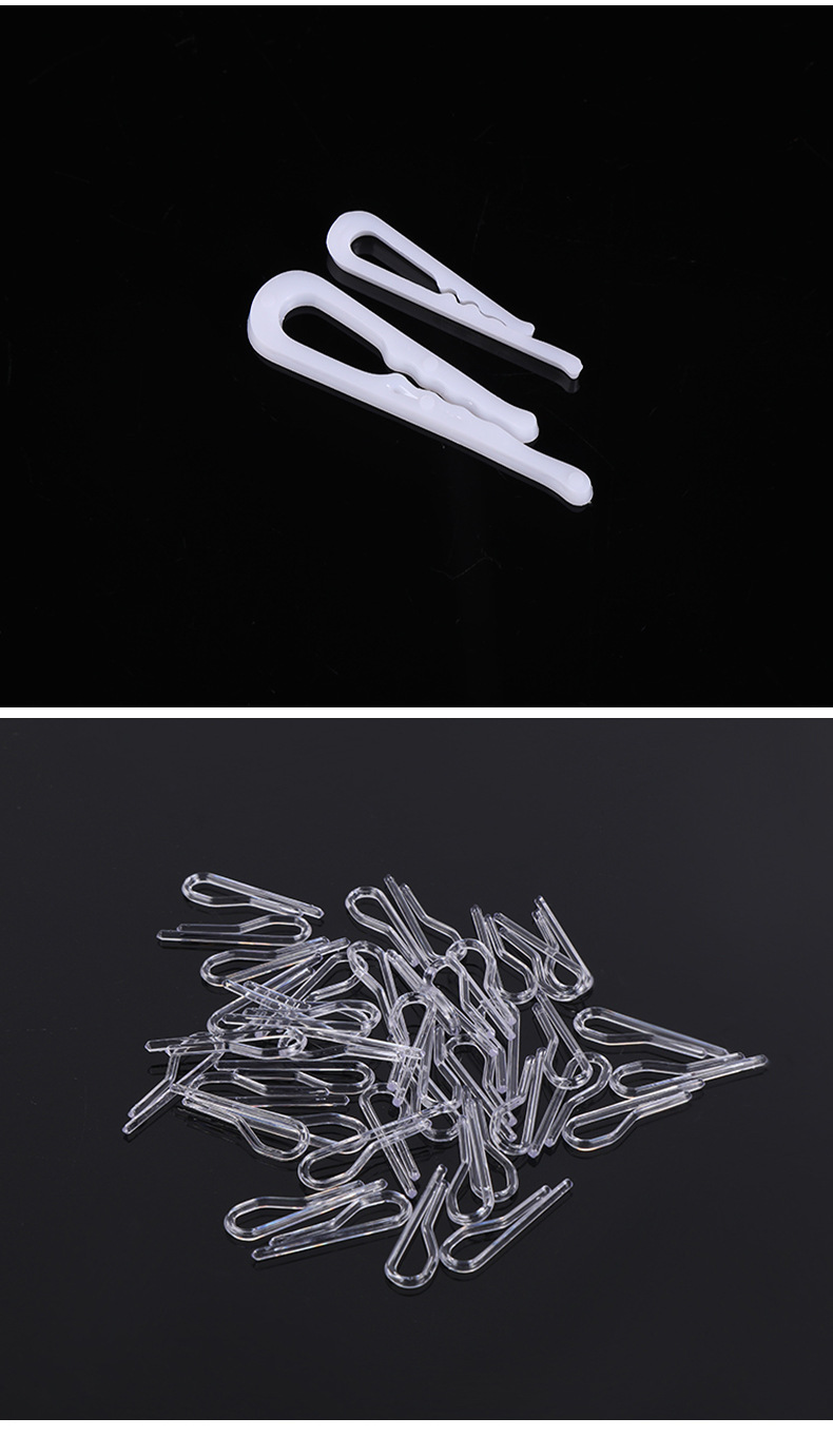 Powerful Manufacturers Shirt Packaging Clip Plastic Clip Transparent Shirt Clip Shirt Fixing Clip Hidden Undergarment Clip Spot